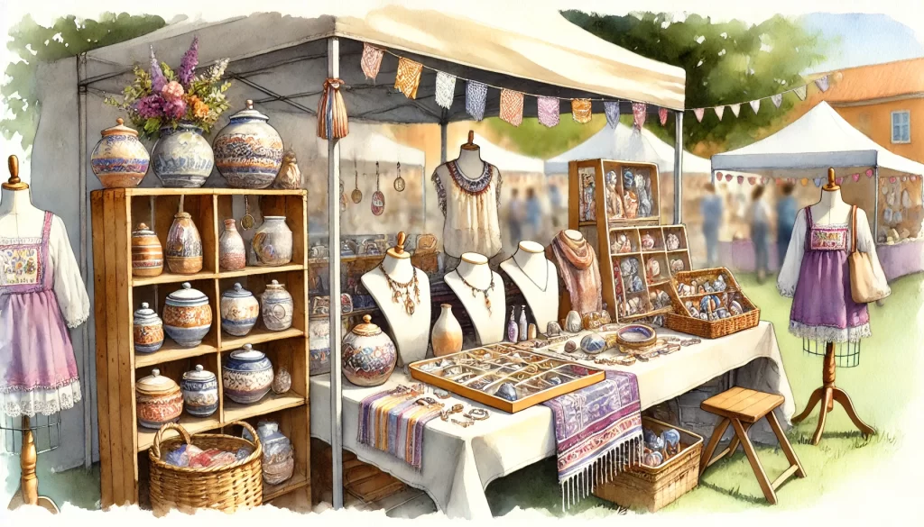 craft booth layout